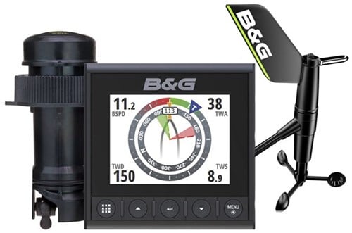 B and G Triton2 log, diepte windpakket - Wireless wind - 1 display