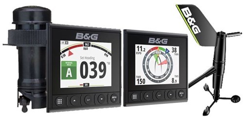 B&G Triton2 log, diepte windpakket - Wireless wind - 2 Displays