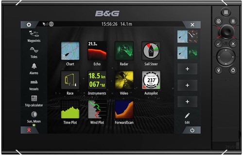 B&G Zeus3S 12 inch Kaartplotter – HybridTouch Multifunctioneel Display voor Zeilboten-2