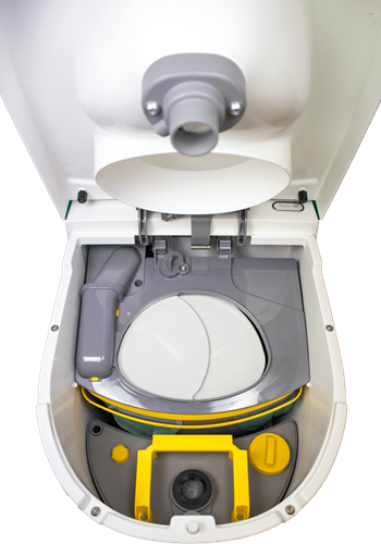 Separett Tiny Droogtoilet - Scheidingstoilet - met urineslang-3