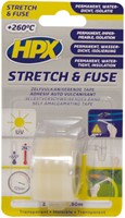 HPX Stretch and Fuse Reddingstape - 25 mm x 3 Meter - transparant