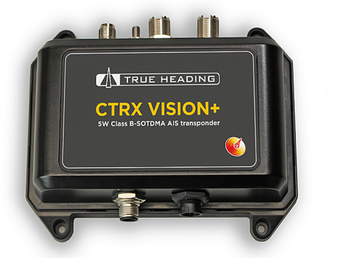 True Heading CTRX Vision+, 5W SOTDMA klasse B AIS transponder met ingebouwde splitter,N2K, NMEA0183, USB. Incl. standaard GPS antenne.