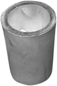 Tecnoseal Dopanode zeskant (anode only) Ø 30mm - Aluminium
