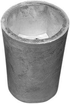 Tecnoseal Dopanode zeskant (anode only) Ø 40mm - Aluminium