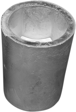 Tecnoseal Dopanode zeskant (anode only) Ø 45mm - Aluminium