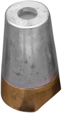 Tecnoseal Dopanode conisch shaft - Ø 30mm - M20 x 1,5 - aluminium+messing