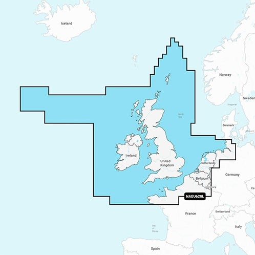 Navionics MSD/NAV+ Large EU628L U.K., Ireland & Holland