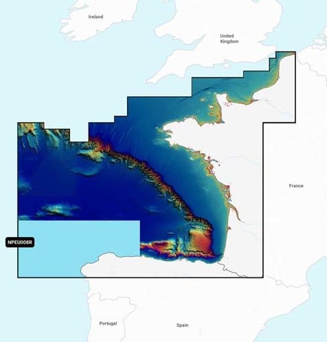 Navionics MSD/Platinum+ Regular NPEU008R Bay of Biscay