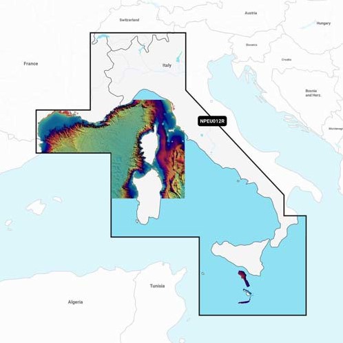 Navionics MSD/Platinum+ Regular NPEU012R Mediterranean Sea, Cen. & West