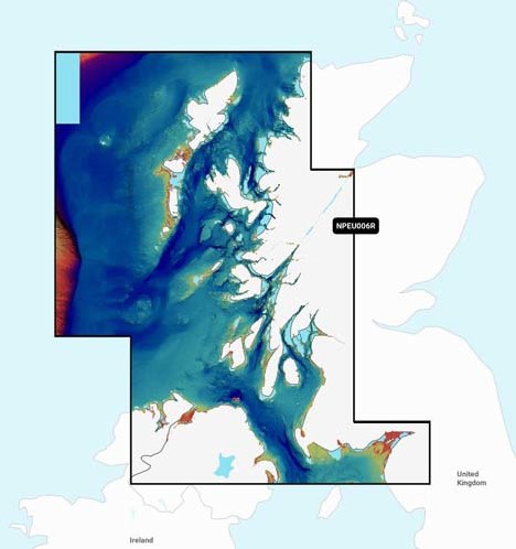 Navionics MSD/Platinum+ Regular NPEU006R Scotland, West Coast