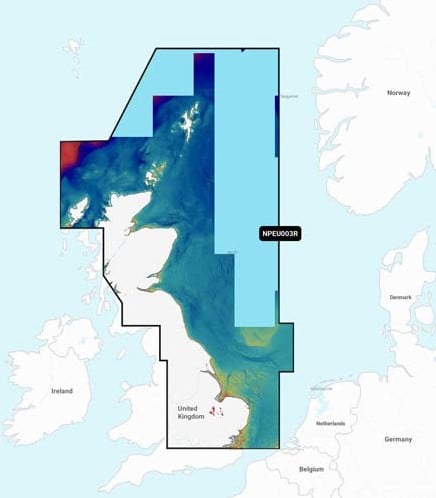 Navionics MSD/Platinum+ Regular NPEU003R Great Britain, Northeast Coast