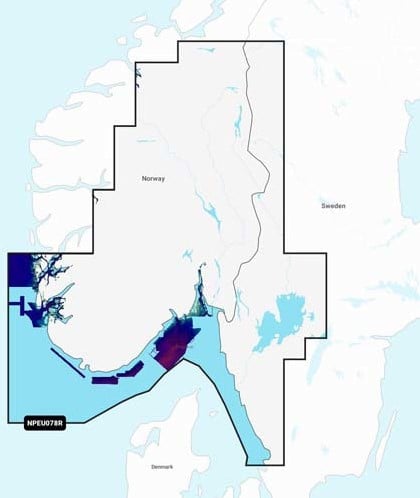 Navionics MSD/Platinum+ Regular NPEU078R Oslo, Skagerrak & Haugesund