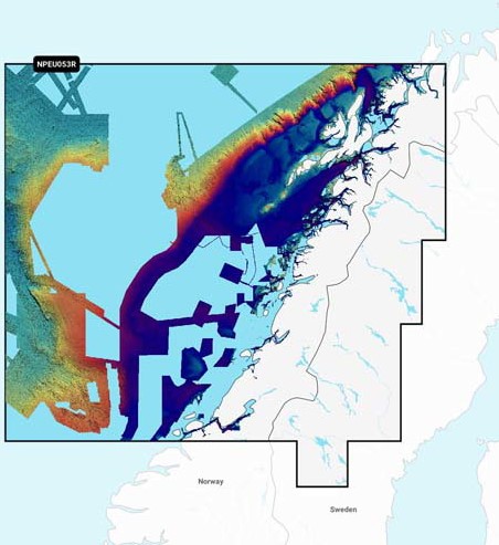 Navionics MSD/Platinum+ Regular NPEU053R Norway, Trondheim to Tromso