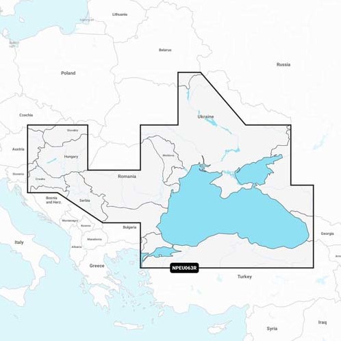 Navionics MSD/Platinum+ Regular NPEU063R Black Sea & Azov Sea
