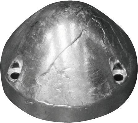Tecnoseal Max Prop Schroefdopanode voor 3-gats schroef - Zink
