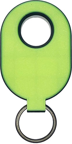 Anchoright drijvende sleutelhanger - fluor