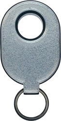 Anchoright drijvende sleutelhanger - zilver
