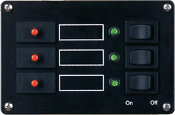 PHILIPPI STV 103 schakelpaneel 3-voudig - automatische zekeringen