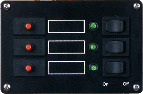 PHILIPPI STV 103 schakelpaneel 3-voudig - automatische zekeringen
