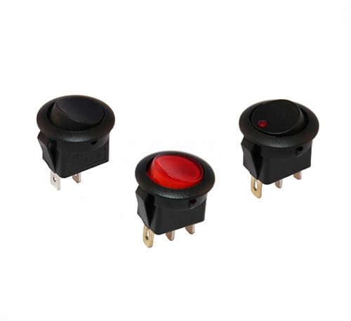 Boat Vision  On/Off Mini rocker 12 Volt/16 Amp