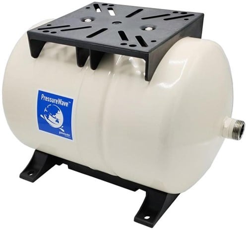CN losse druktank wit 8 liter + bevestigingsplaat voor hydrofoor