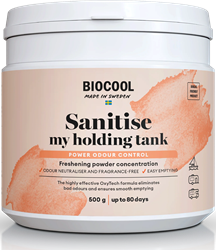 BioCool Sanitise My Holding Tank - 500 gram (voor ca 80 dagen) - Vuilwatertank geurvrij