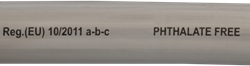 PVC slang blank transparant - in diverse diameters