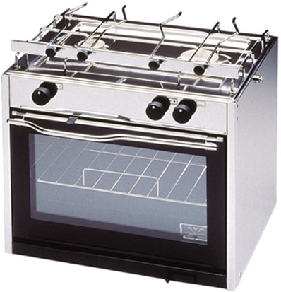Techimpex XL2 gasfornuis (kooktoestel met oven) - 2 pitten