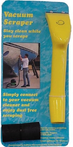 Gelplane Vacuum krabber - ProScraper - voor het verwijderen van antifouling met stofzuigeraansluiting