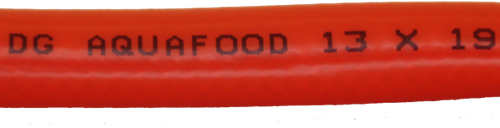 Aquafood Drinkwaterslang - rood - inw. 12 x uitw. 19 mm