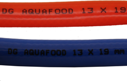 Aquafood Drinkwaterslang - blauw of rood - inw. 12 x uitw. 19 mm