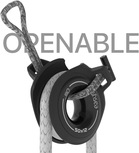Easysea Olli Anti-Shock snatch block - S - 40 x 10 mm - Klapblok-3