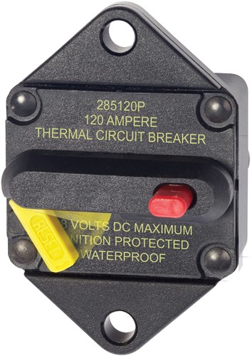 Blue Sea inbouw automaat 120AMP - circuit breaker - automatische zekering