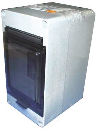 Inbouwdoos voor aardlek 1 voudig - 134 x 75 x 89 mm