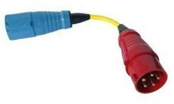 Victron Adapter Cord 32A/3 to single ph.-CE