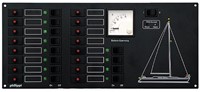 Philippi STV312/4 paneel zeilboot - 12-voudig - 330 x 145 - 12/24V