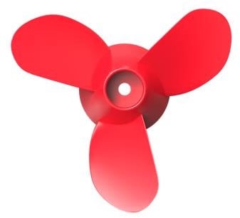 Wolong Flowstar losse propeller 3-blads - voor 1.5kW elektrische buitenboordmotor