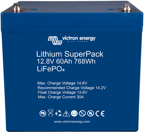 Victron Lithium SuperPack 12,8V/60Ah incl bms