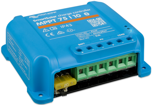 SmartSolar charge controller MPPT 75/10 left