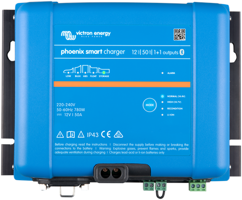 Victron Phoenix Smart IP43 24/25 (3) acculader - 24V - 25A - Bluetooth