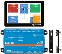 Victron Cerbo GX communicatiecentrum met GX Touch70 display