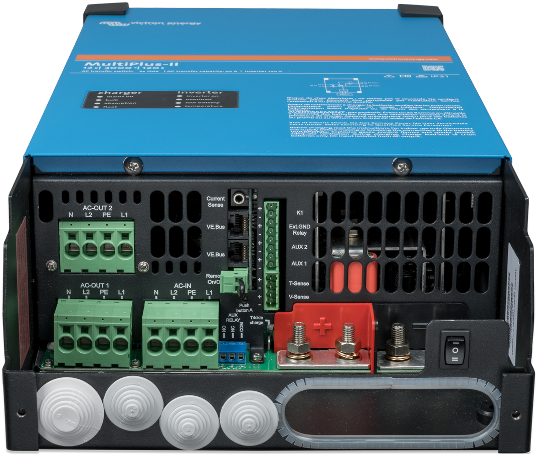wijn buitenspiegel Mand Victron MultiPlus-II 12/3000/120-32 230V Acculader omvormer George Kniest