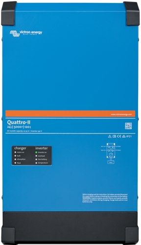 Victron Quattro-II 24/5000/120-50/50 Acculader omvormer