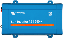 Victron Sun omvormer 12/250 230V met PWM laadregelaar