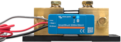 Victron SmartShunt IP65 2000A/50mV batterij monitor met Bluetooth