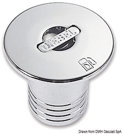 Osculati Dekdop brandstof 38 mm Euro