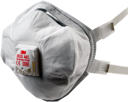 3M Stofmasker, FFP3, met ventiel, 8835 | - Industrial Tools