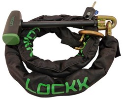 Lockk Gator Kettinglus - 2 meter - met slot -SCM goedgekeurd - Loop chain