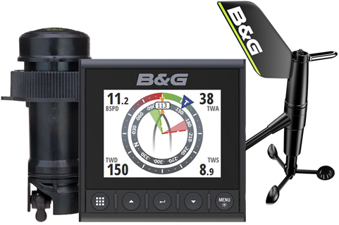 B&G Triton2 log, diepte windpakket - Wireless wind - 1 display-2