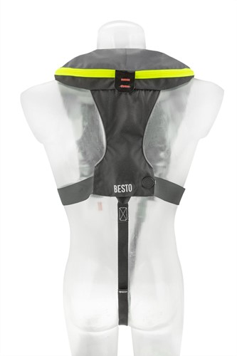 Besto Comfort Fit Pro Reddingsvest - 220N - Antraciet/geel-2